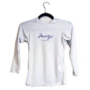 Montage Kapalua Bay youth large White Snorkelling UV Swim T-shirt long sleeve